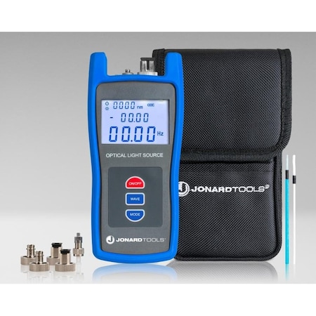 Jonard Tools Multi & Single mode Fiber Optic Lght Srce w/FC/LC/SC (PC/UPC) Adapters FLS-55